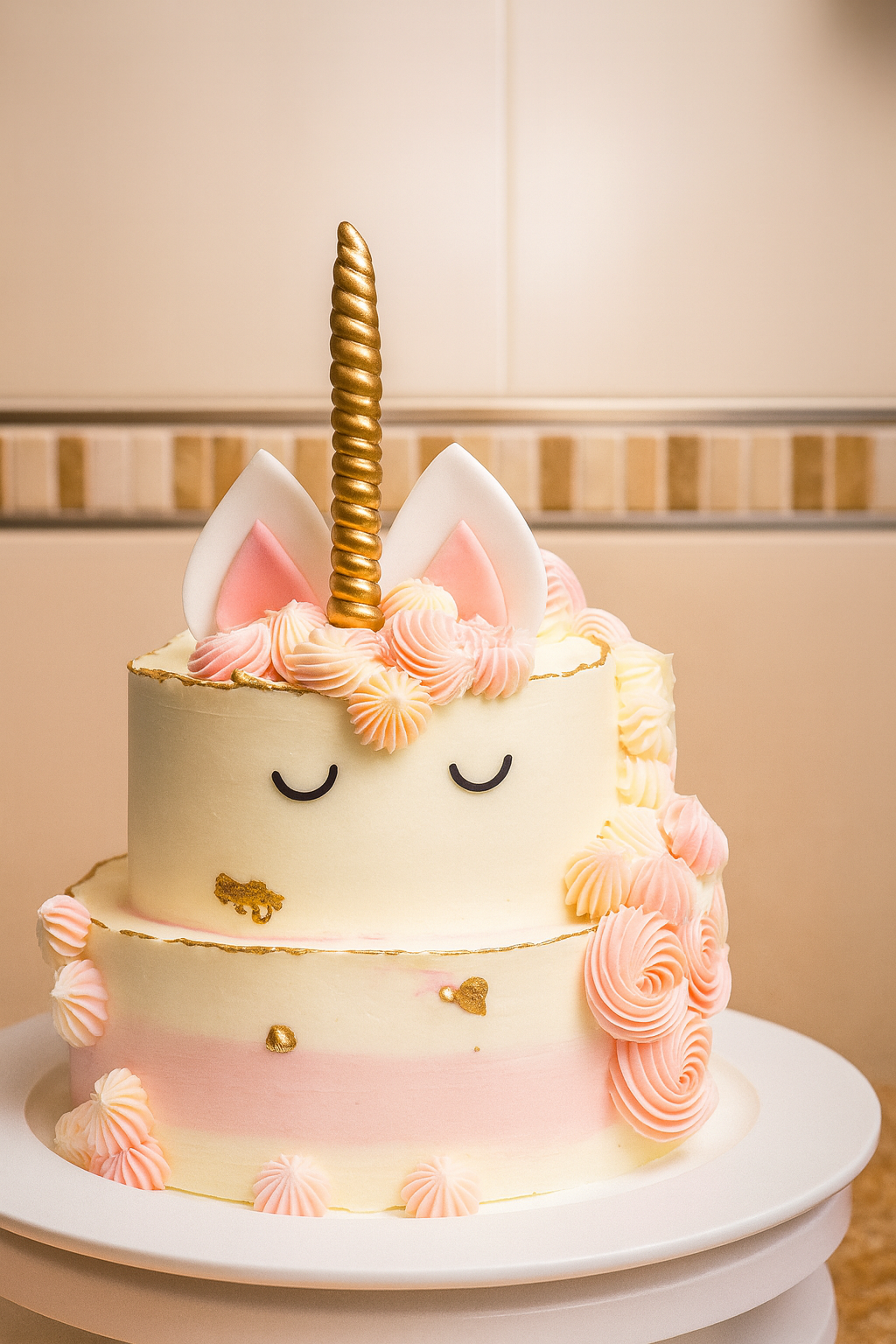 Tarta personalizada Unicornio